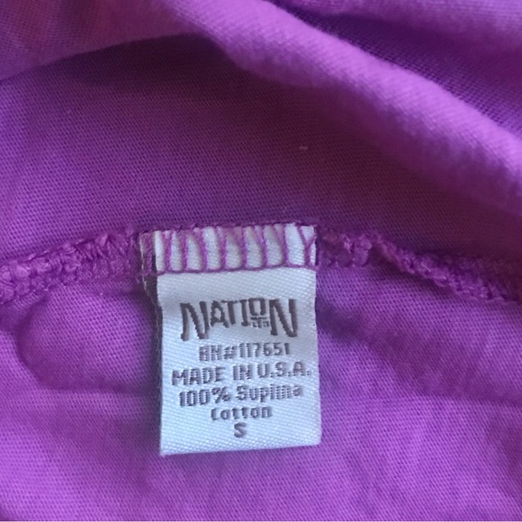 Nation LTD Classic Distressed Vneck Tee - Picture 4 of 6